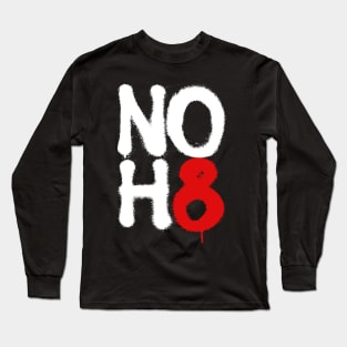 NO H8 (NO HATE) Long Sleeve T-Shirt